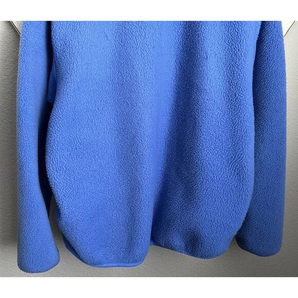 Vintage Patagonia Women’s 12 Full Zip Fleece Jacket Blue - Made in USA - Picture 8 of 8